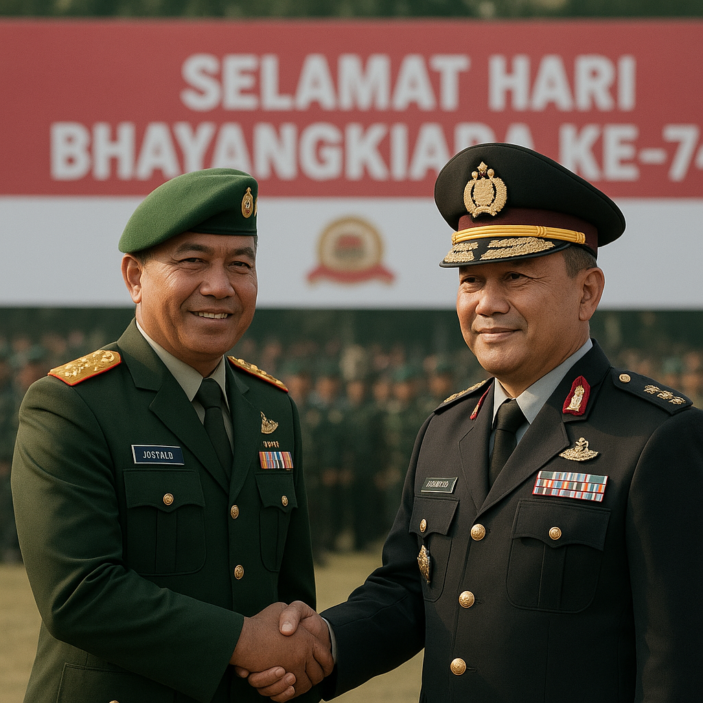 Pangdivif 2 Kostrad Mengucapkan Selamat Hari Bhayangkara ke-74