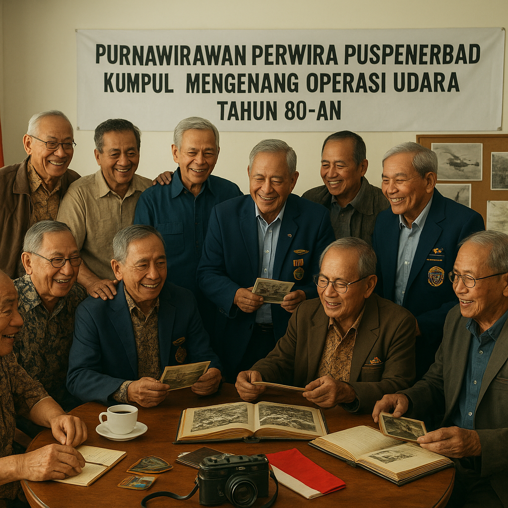 Purnawirawan Perwira Puspenerbad Kumpul, Cerita Pengalaman Operasi Udara Tahun 80-an
