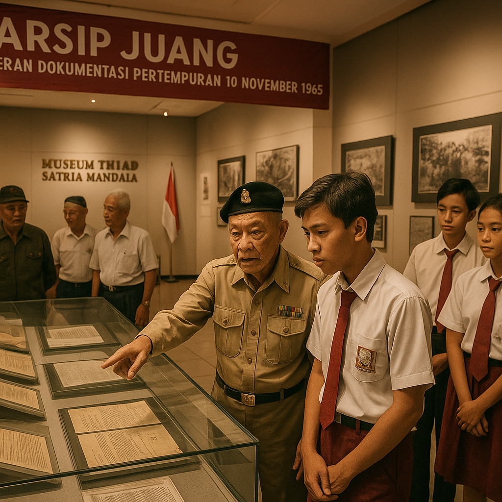 Arsip Juang: Pameran Dokumentasi Pertempuran 10 November di Surabaya Dipamerkan di Museum TNI AD
