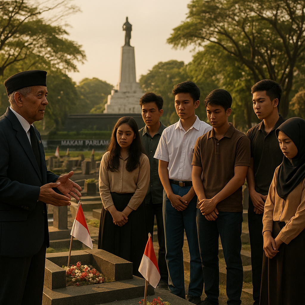 Ziarah ke Makam Pahlawan di Kota Makassar: Generasi Muda Diajak Meneladani Perjuangan
