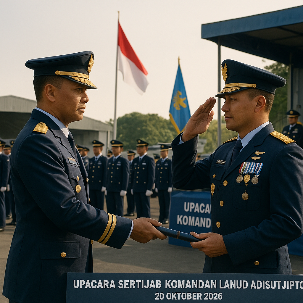 Upacara Sertijab Komandan Lanud Adisutjipto: Tradisi yang Menghormati Masa Bakti