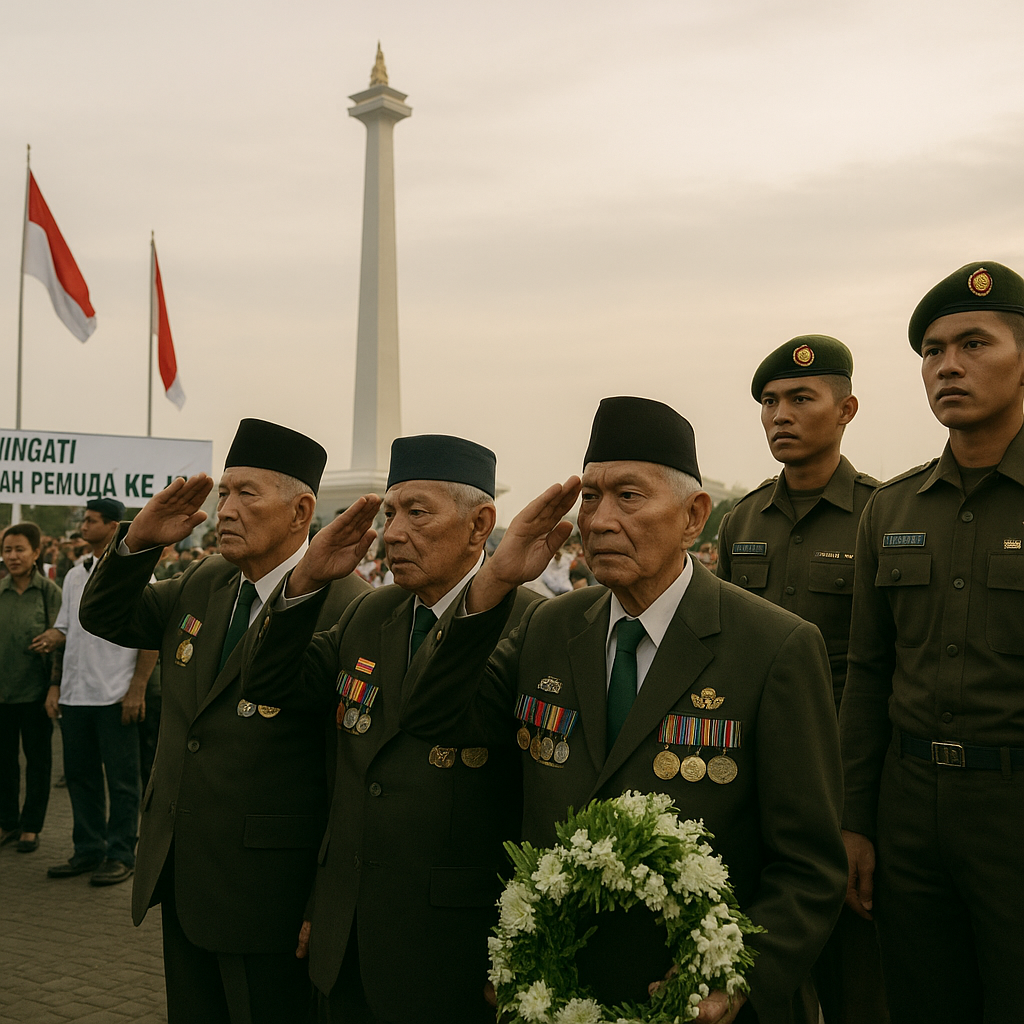 Peringati Hari Sumpah Pemuda ke-98, TNI AD Gelar Napak Tilas Sejarah Perjuangan