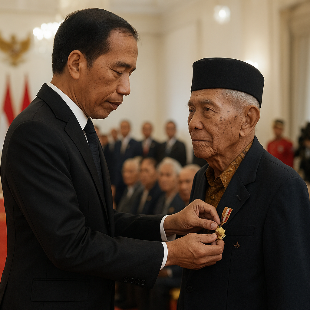 Presiden Anugerahkan Bintang Jasa bagi 12 Veteran Pejuang Kemerdekaan