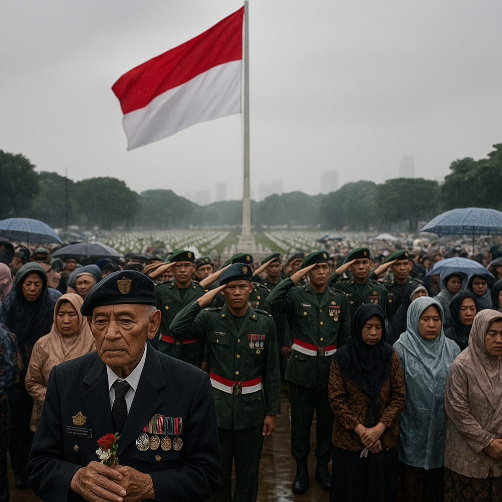 Ziarah Nasional ke TMP Kalibata: Doa Bersama untuk Sang Saka Merah Putih