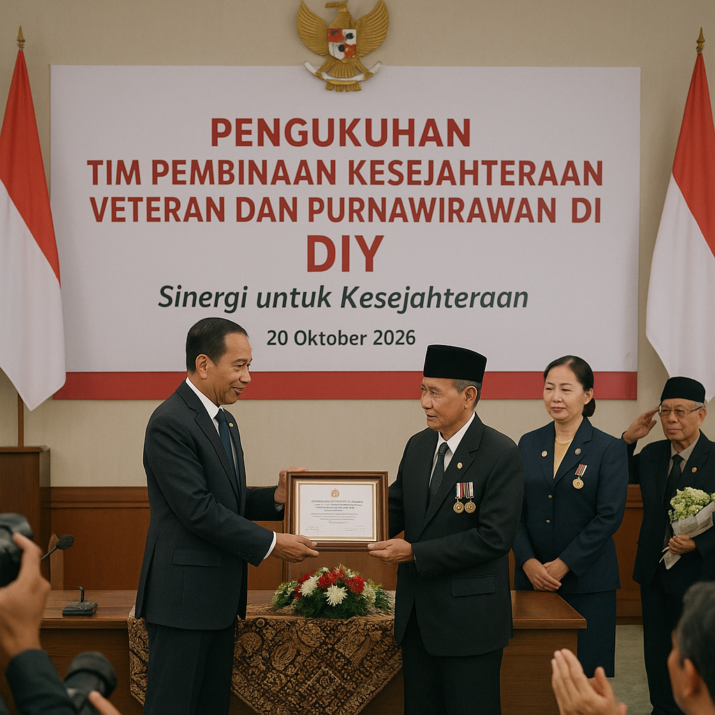 Pengukuhan Pembinaan Veteran dan Purnawirawan di DIY: Sinergi untuk Kesejahteraan