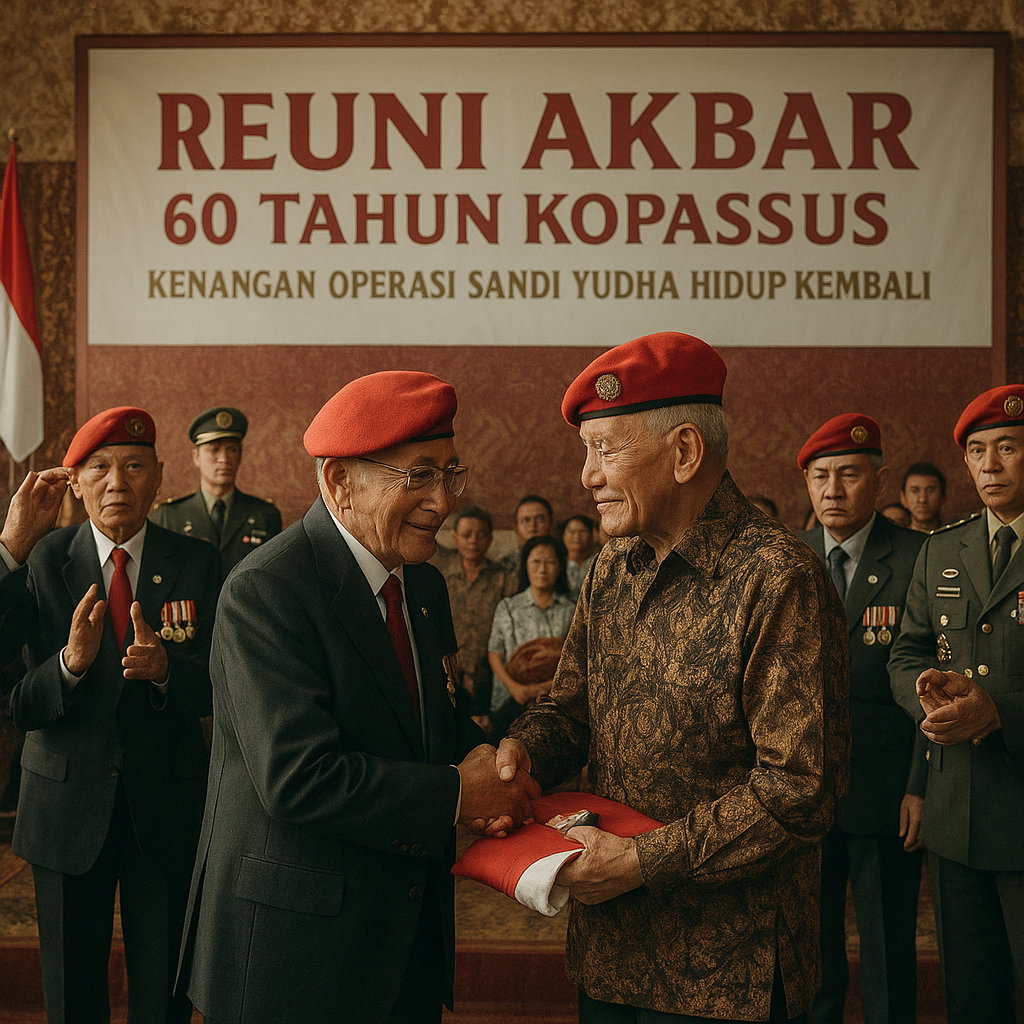 Reuni Akbar 60 Tahun Kopassus: Kenangan Operasi Sandi Yudha Hidup Kembali