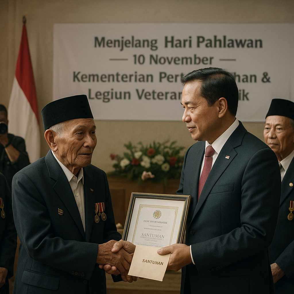 Menjelang Hari Pahlawan, Veteran Pejuang Kemerdekaan Terima Santunan dan Penghargaan