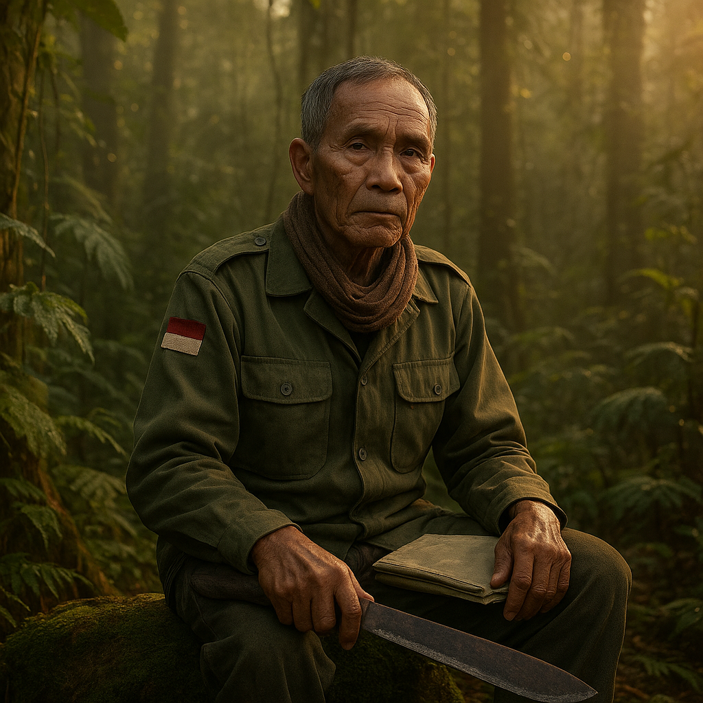 Kisah Heroik Purnawirawan Letkol Inf Hasan Basri: Bertahan di Hutan Kalimantan Selama 2 Tahun