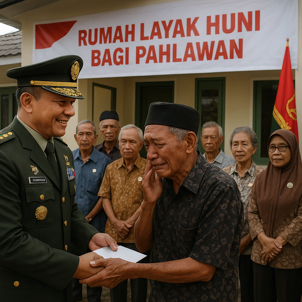 Veteran Pejuang Kemerdekaan DIY Terima Bantuan Renovasi Rumah dari KASAD