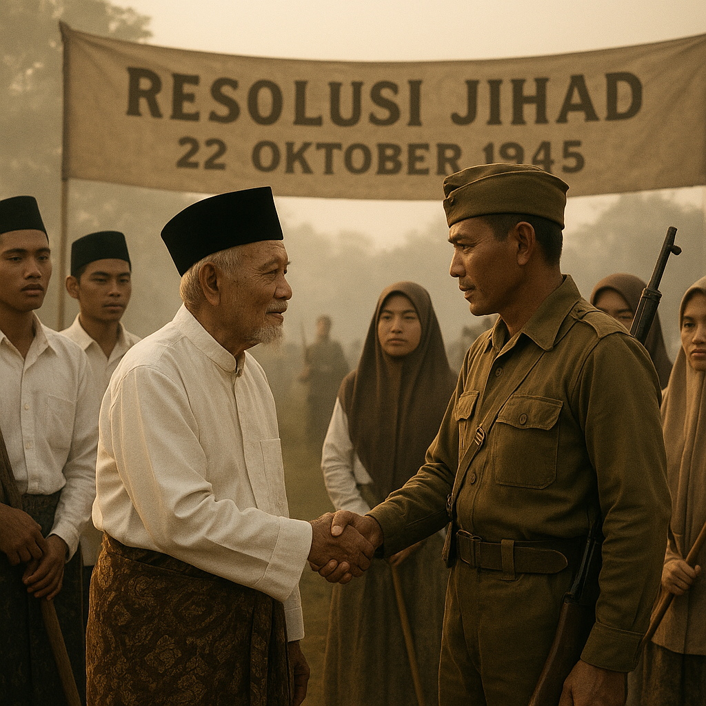 Hari Santri: Mengenang Peran Kiai dan Santri Berjuang Bersama TNI dalam Perang Kemerdekaan