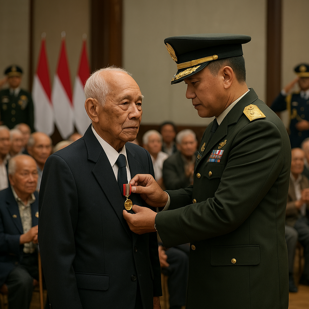 Mabes TNI Anugerahkan Tanda Kehormatan kepada 30 Veteran Pejuang Kemerdekaan