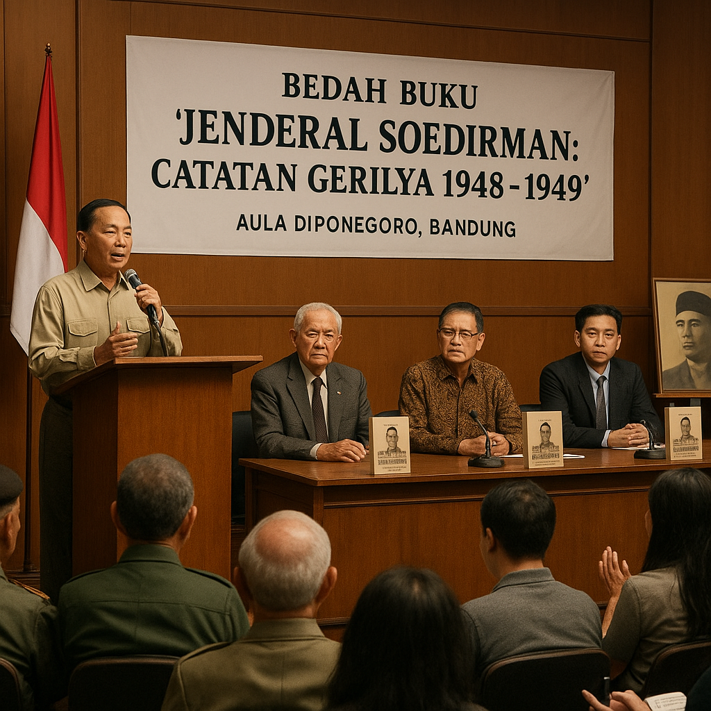 Bedah Buku 'Jenderal Soedirman: Catatan Gerilya 1948-1949' di Aula Diponegoro