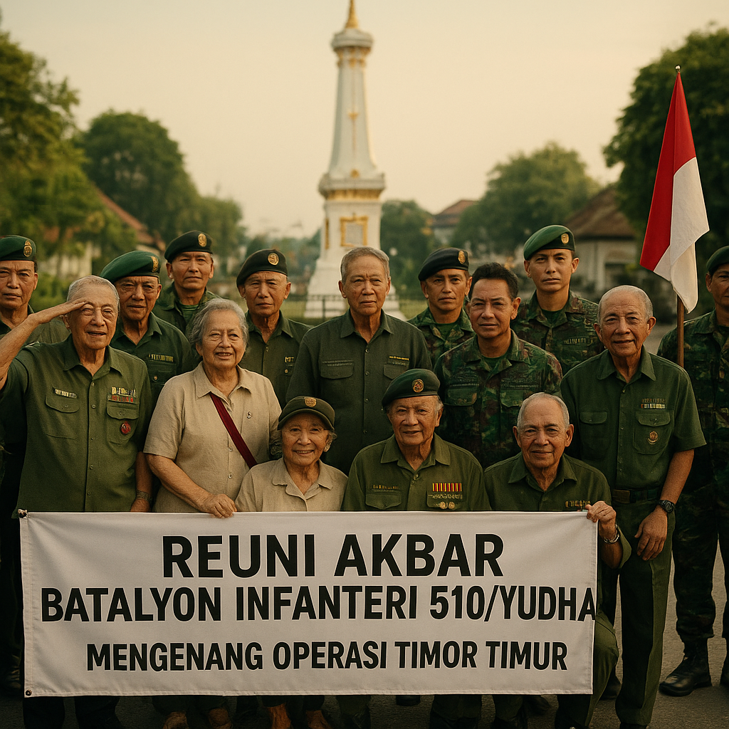 Reuni Akbar Batalyon Infanteri 510/Yudha, Purnawirawan Kenang Operasi Timor Timur