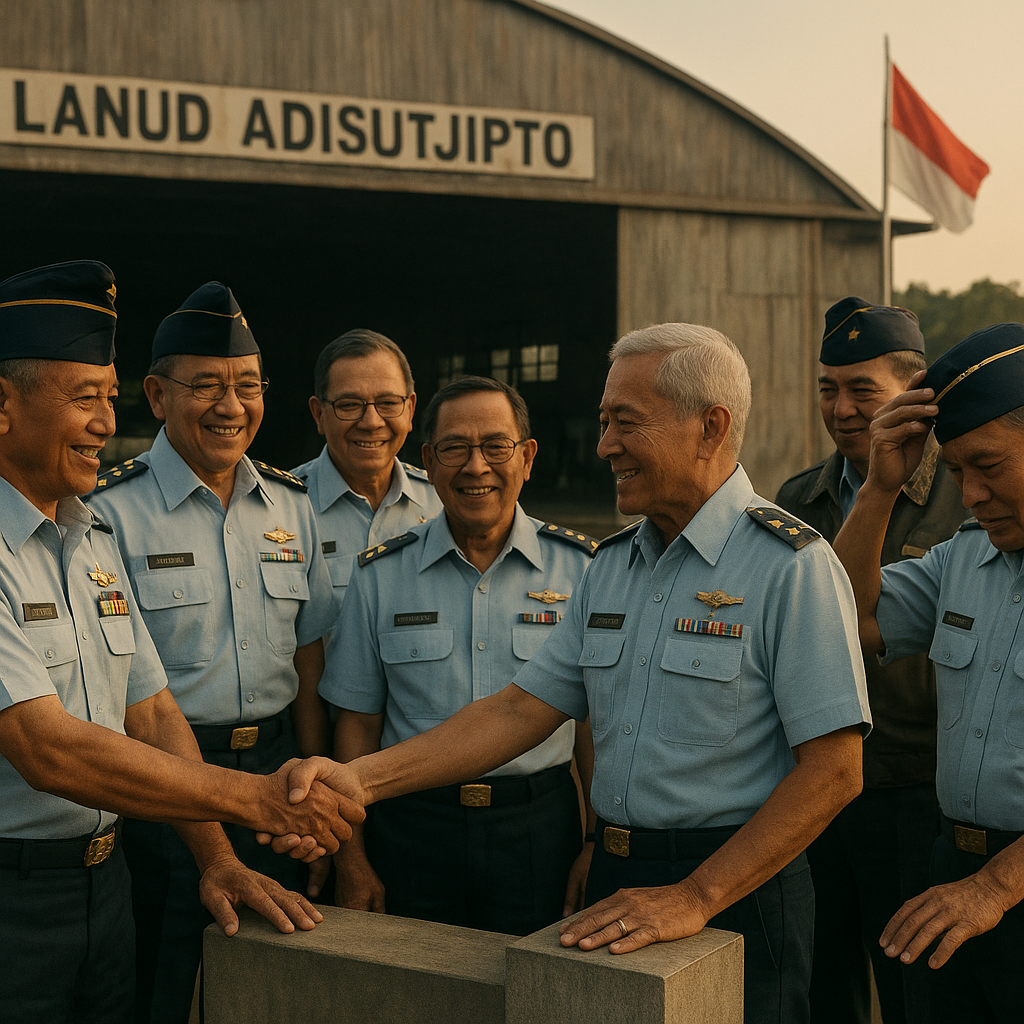 Purnawirawan TNI AU Kembali ke Lanud Adisutjipto, Kenangi Masa Jadi Calon Penerbang
