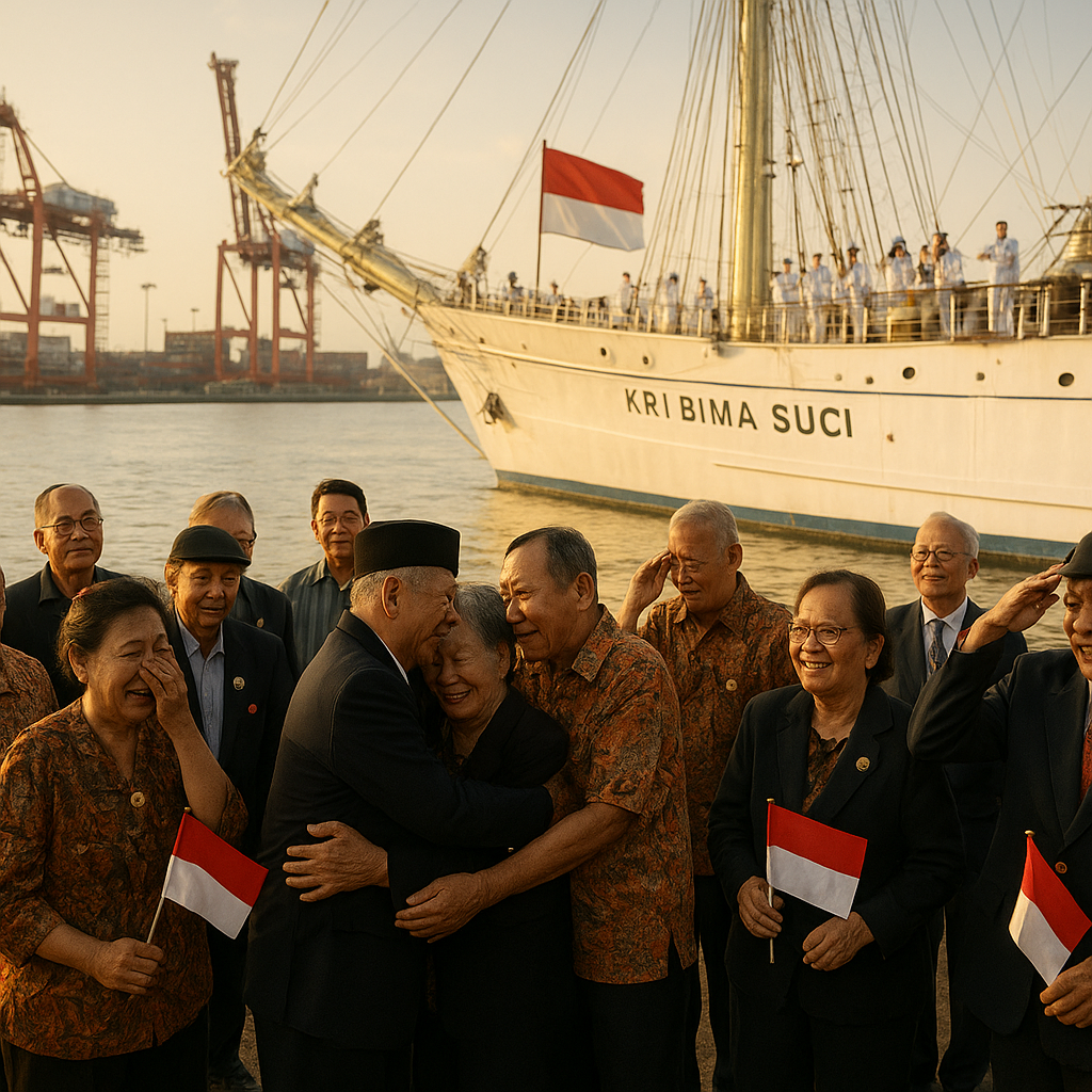 KRI Bima Suci Sandar di Tanjung Priok, Bawa Misi Diplomasi Maritim dan Kenangan Pendidikan Taruna