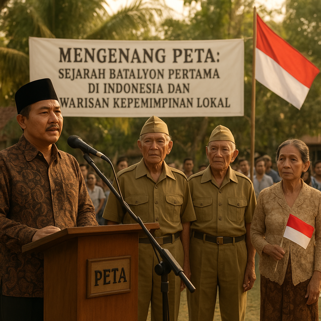 Mengenang PETA: Sejarah Batalyon Pertama di Indonesia dan Warisan Kepemimpinan Lokal