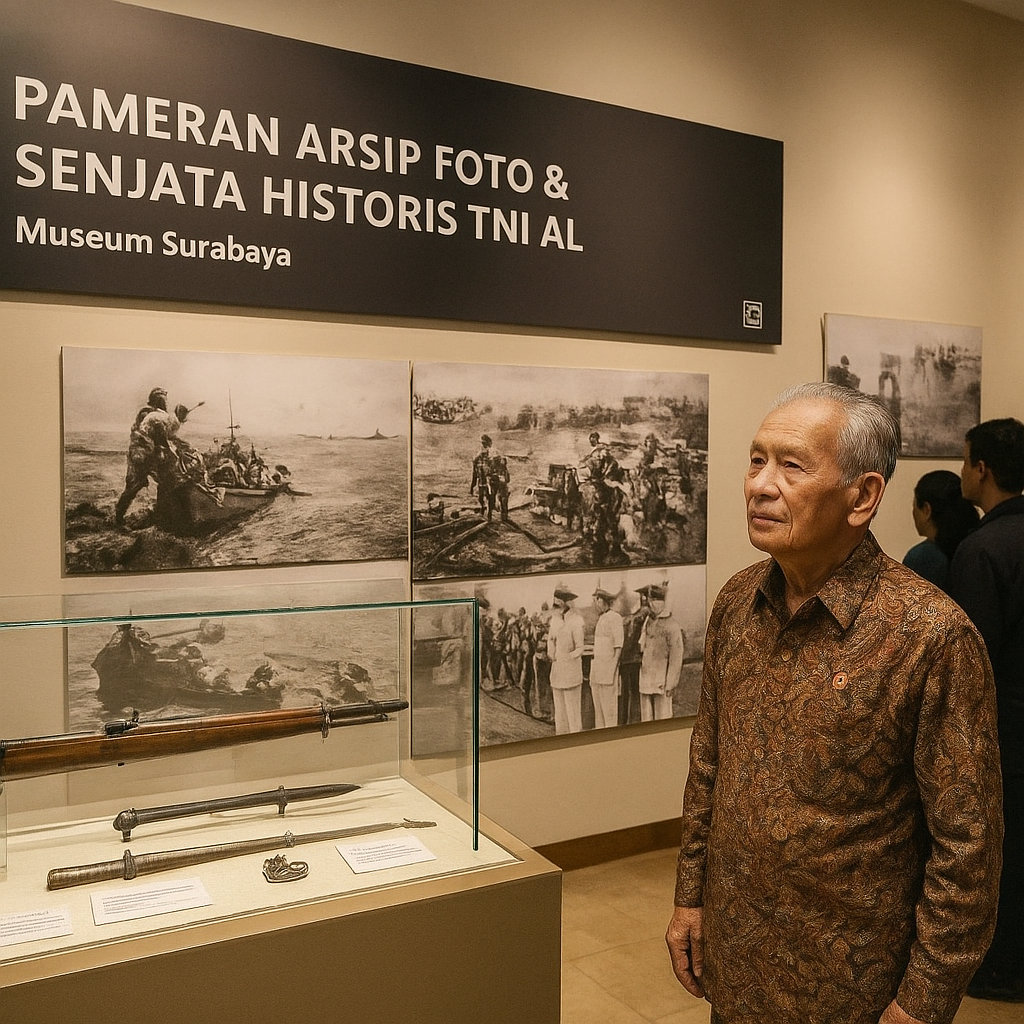 Pameran Arsip Foto & Senjata Historis TNI AL di Museum Surabaya
