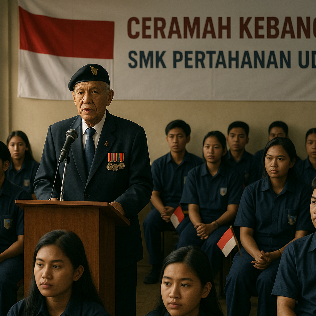Ceramah Kebangsaan oleh Veteran Pejuang Kemerdekaan di SMK Pertahanan Udara