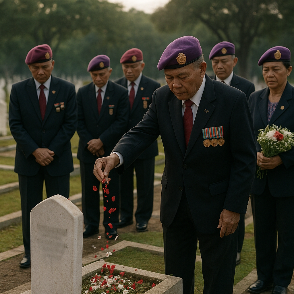 Ziarah ke Makam Pahlawan, Tradisi Abadi Purnawirawan Marinir Setiap Hari Pahlawan