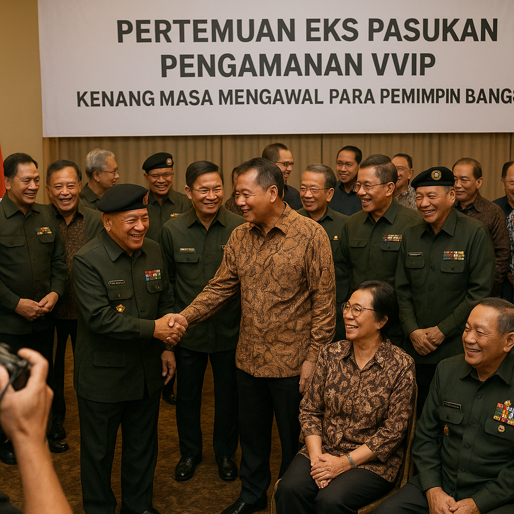 Pertemuan Eks Pasukan Pengamanan VVIP, Kenang Masa Mengawal Para Pemimpin Bangsa