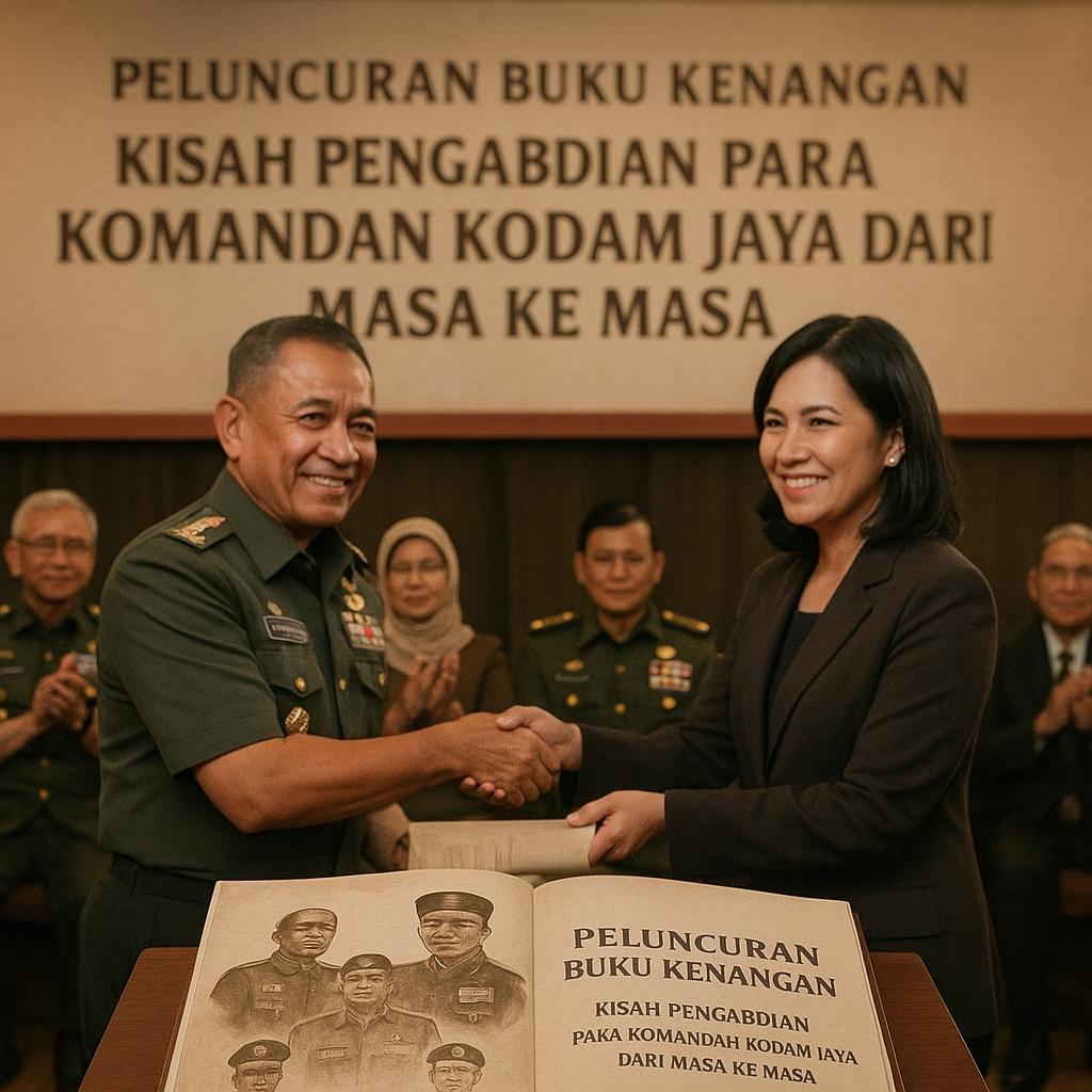Peluncuran Buku Kenangan: Kisah Pengabdian Para Komandan Kodam Jaya dari Masa ke Masa