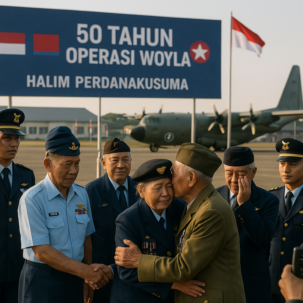 Peringatan 50 Tahun Operasi Woyla, Para Veteran Penerbang TNI AU Berkumpul di Lanud Halim