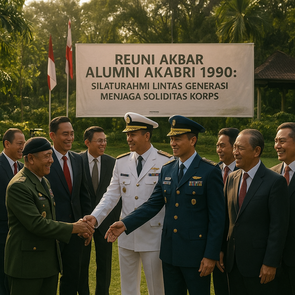 Reuni Akbar Alumni AKABRI 1990: Silaturahmi Lintas Generasi Menjaga Soliditas Korps