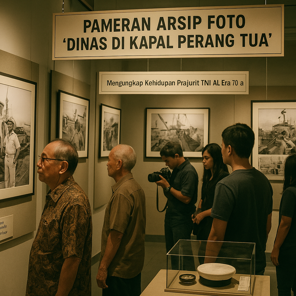 Pameran Arsip Foto 'Dinas di Kapal Perang Tua', Mengungkap Kehidupan Prajurit TNI AL Era 70-an