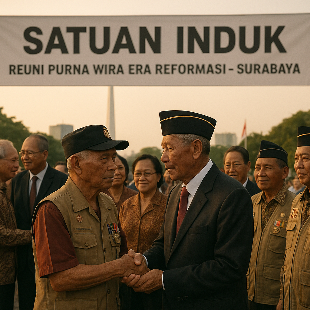 Generasi Veteran Era Reformasi Berkumpul dalam Reuni 'Satuan Induk' di Surabaya