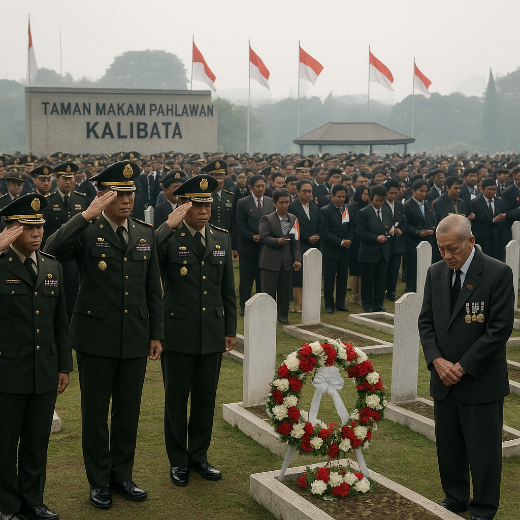 Ziarah Nasional di TMP Kalibata, Keluarga Besar TNI Doakan Para Pendahulu