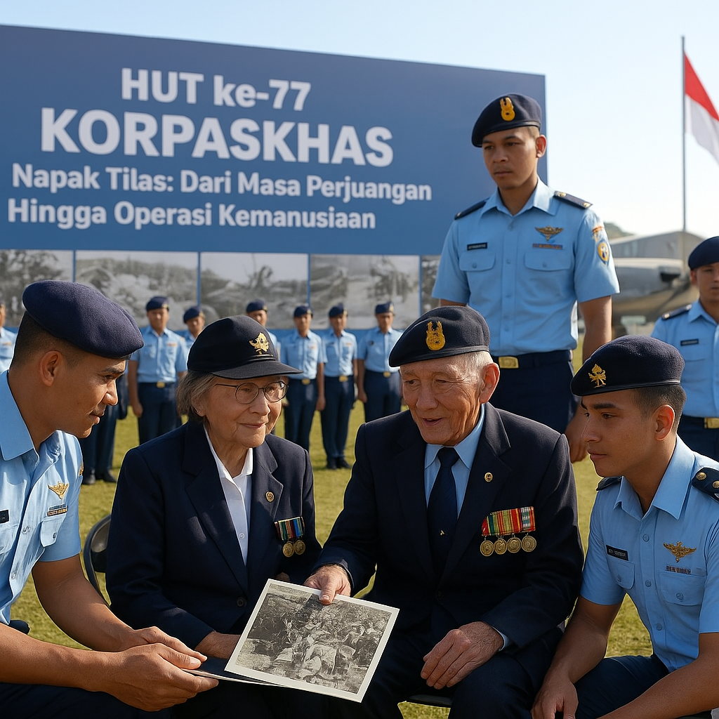 HUT ke-77 Korpaskhas: Napak Tilas Pasukan Elit TNI AU dari Masa Perjuangan Hingga Operasi Kemanusiaan