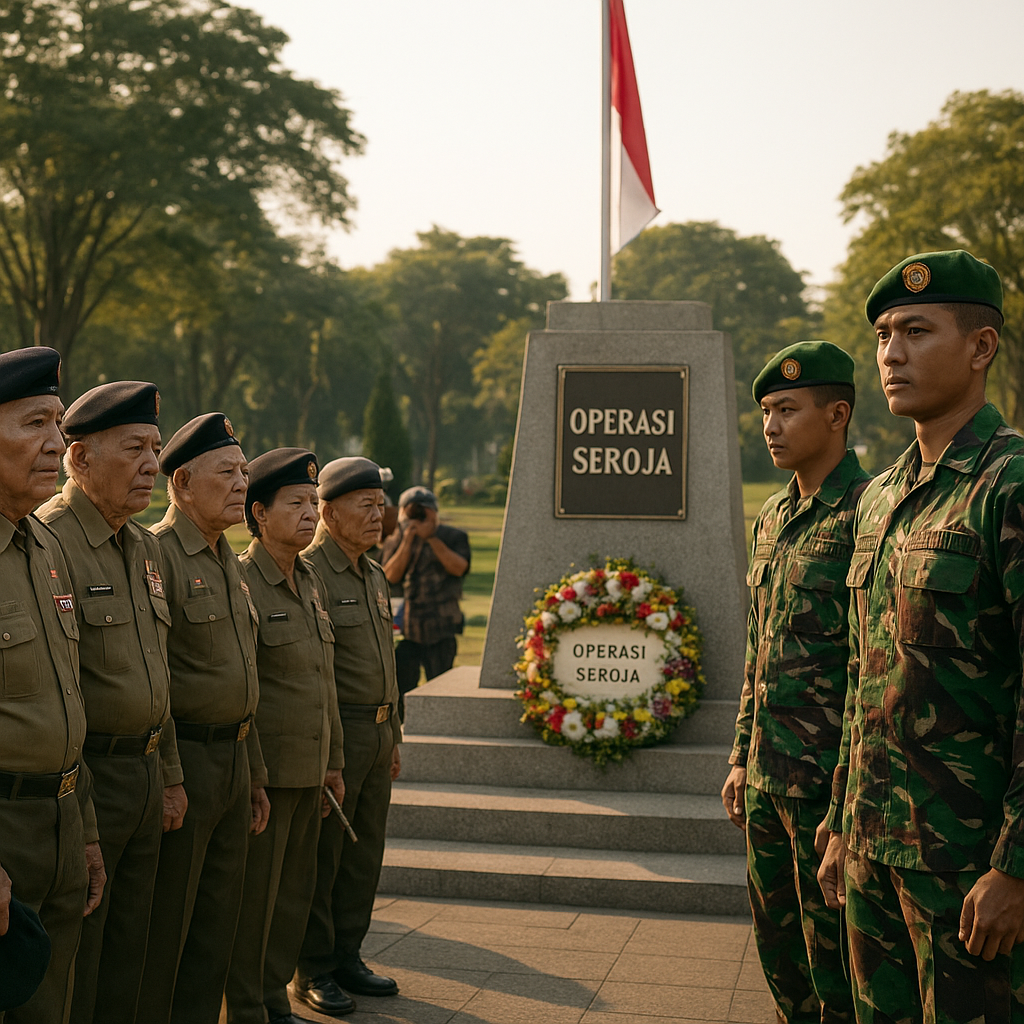 Peringatan Hari Bersejarah TNI: 'Operasi Seroja' Diperingati dengan Hormat