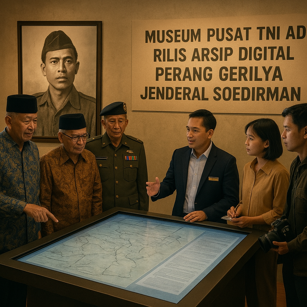 Museum Pusat TNI AD Rilis Arsip Digital Perang Gerilya Jenderal Soedirman