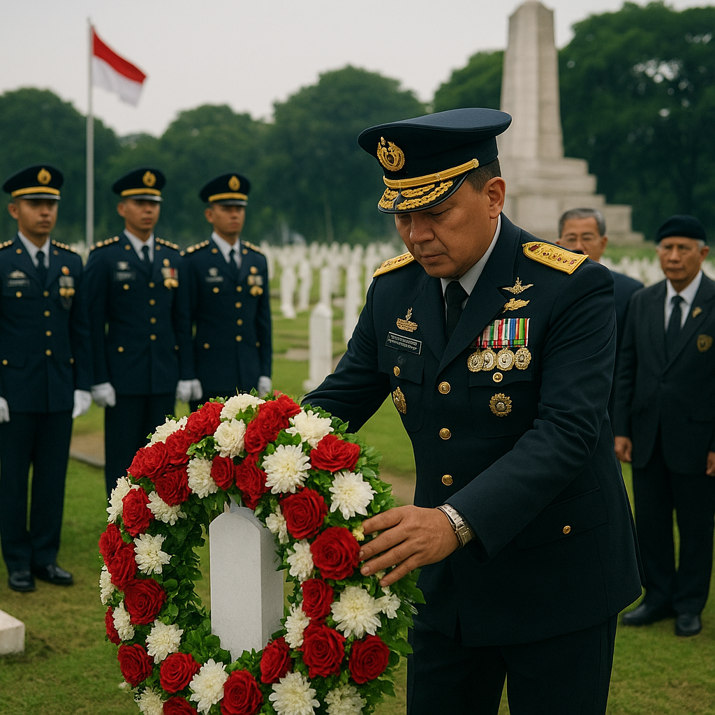 Ziarah ke TMP Kalibata, Panglima TNI Ajak Seluruh Prajurit Teladani Jasa Para Veteran