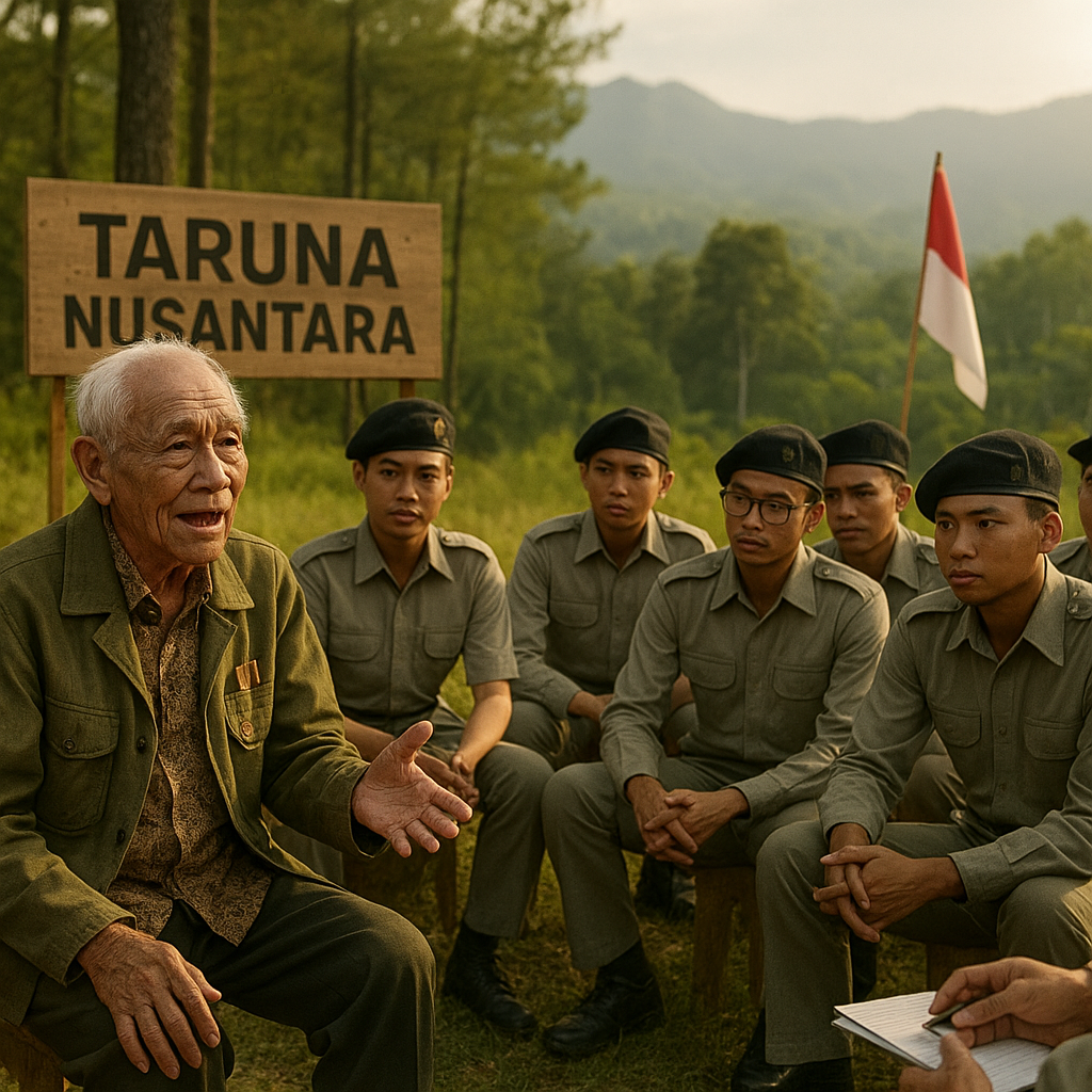 Veteran Pejuang Kemerdekaan Hadi Mulyono Bagikan Kisah Heroik ke Siswa Taruna Nusantara