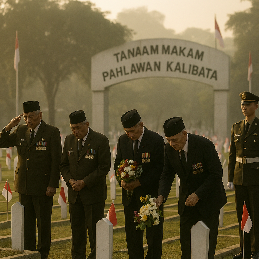 Ziarah Nasional di TMP Kalibata: Purnawirawan TNI Kenang Jasa Pahlawan Menjelang Hari Pahlawan