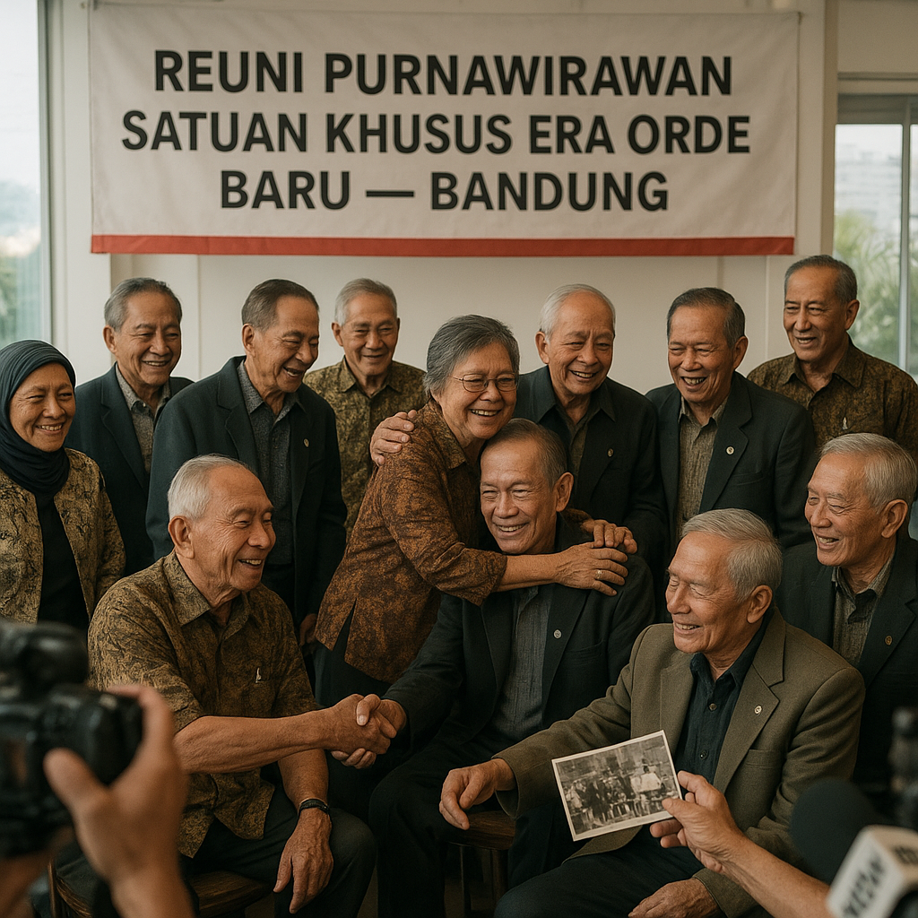 Reuni Satuan 'Khusus' Era Orde Baru Digelar di Bandung
