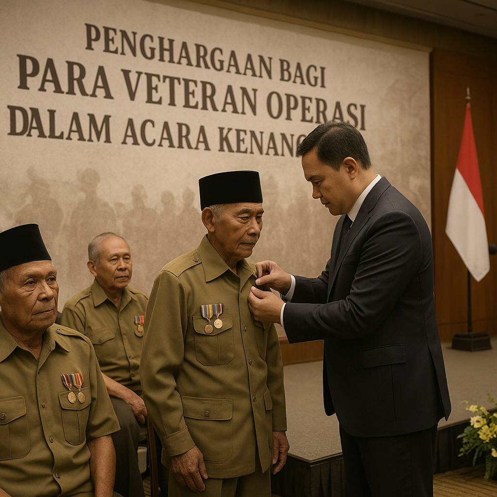 Penghargaan bagi Para Veteran Operasi 'Timur' dalam Acara Kenangan