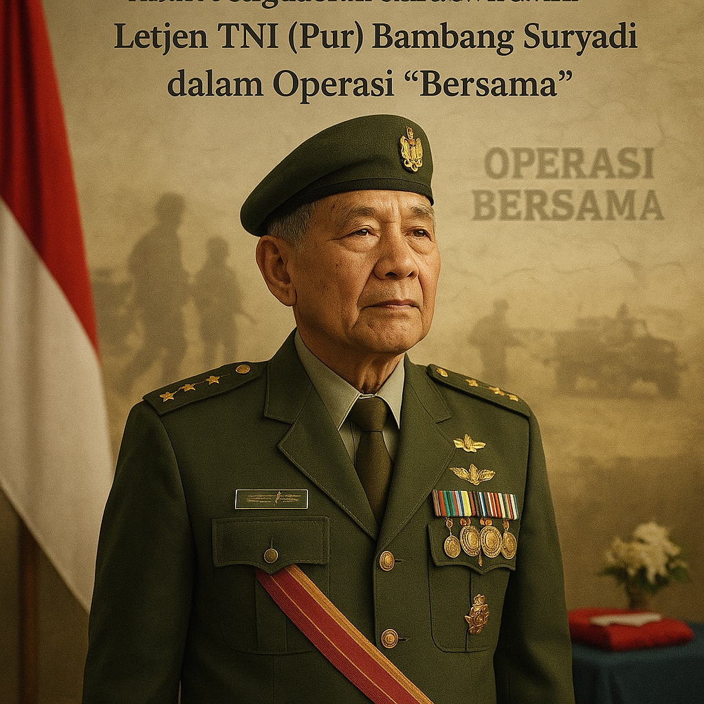 Kisah Pengabdian Purnawirawan Letjen TNI (Pur) Bambang Suryadi dalam Operasi 'Bersama'