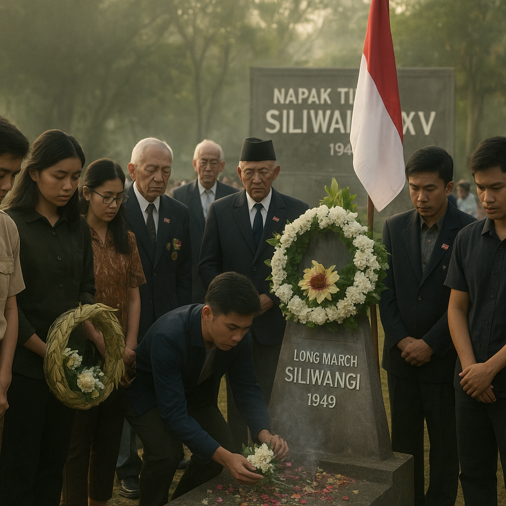 Napak Tilas Siliwangi XV di Cisalak, Kisah Penghormatan Generasi Muda untuk Korban Long March Siliwangi
