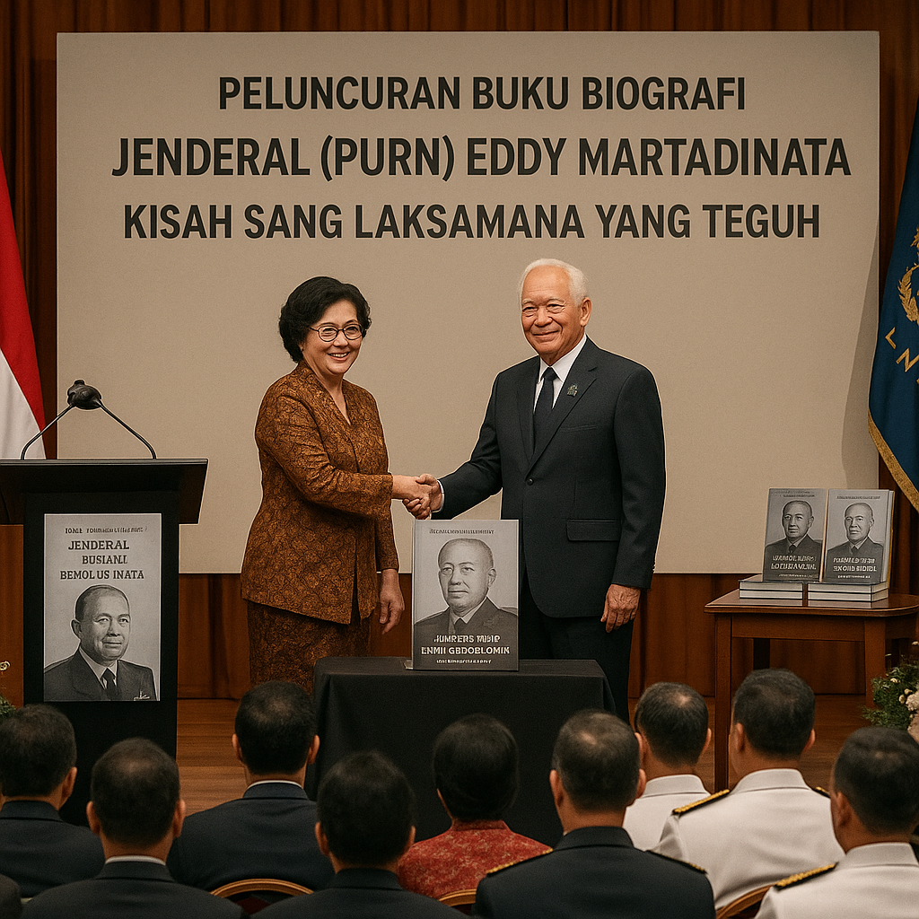 Peluncuran Buku Biografi Jenderal (Purn) Eddy Martadinata, Kisah Sang Laksamana yang Teguh