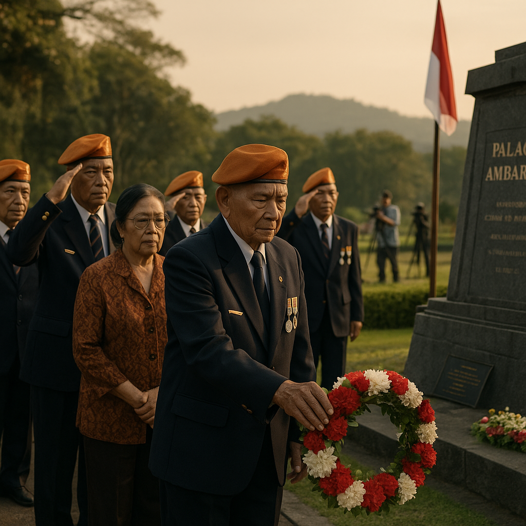 Napak Tilas Jejak Pertempuran di Ambarawa oleh Purna Paskhas TNI AU