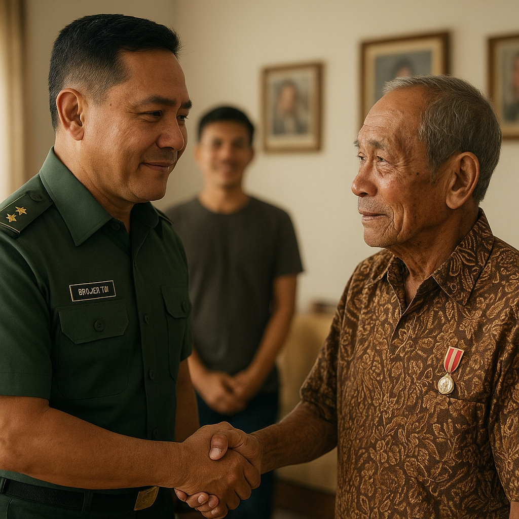 Danrem 162/WB: Purnawirawan adalah Guru Bangsa, Kunjungan Ini Bentuk Penghargaan