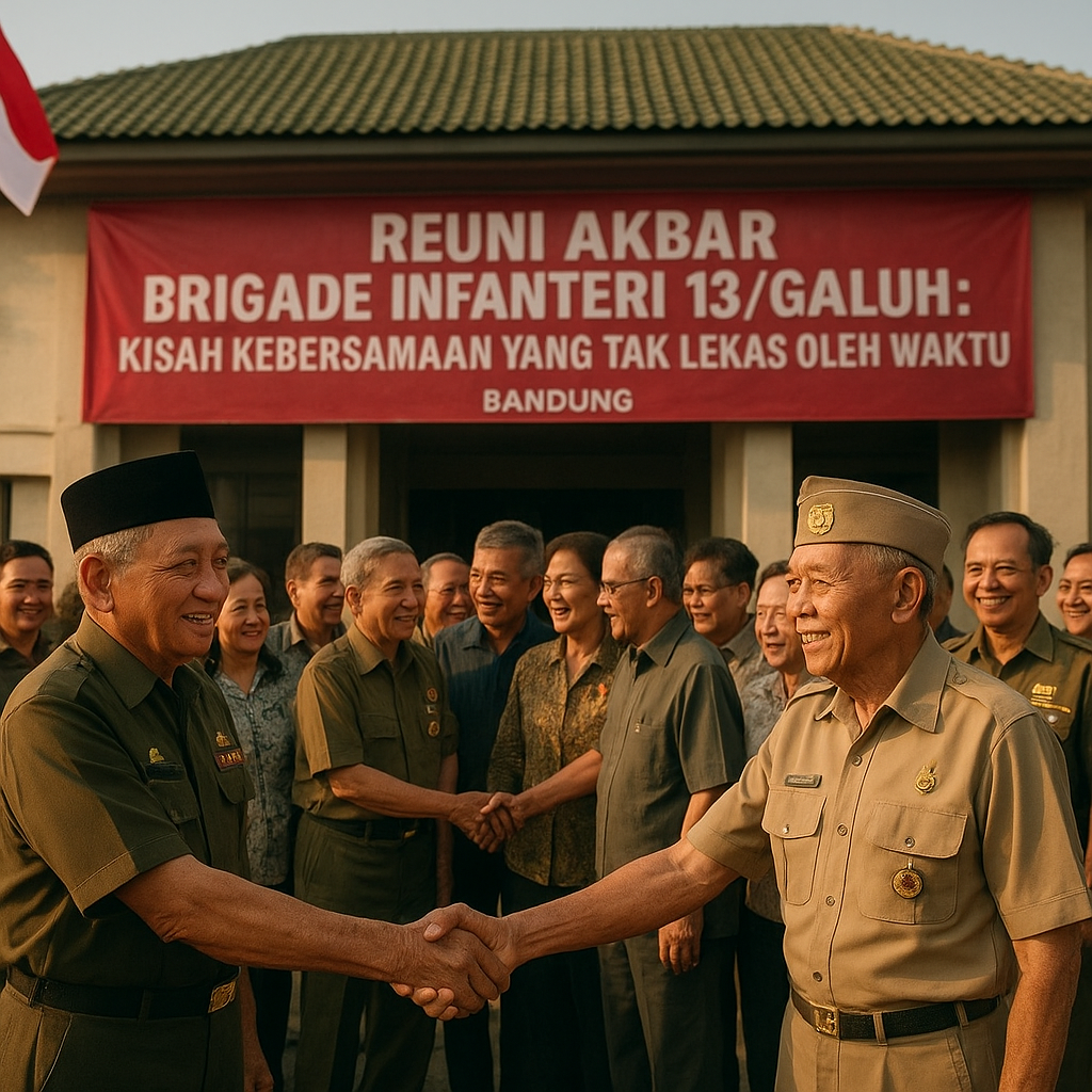 Reuni Akbar Brigade Infanteri 13/Galuh: Kisah Kebersamaan yang Tak Lekas oleh Waktu