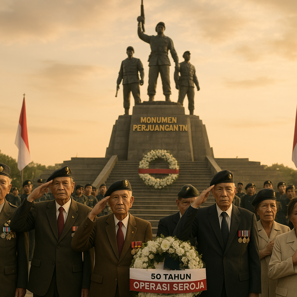 Peringatan 50 Tahun Operasi Seroja: Hormat kepada Para Pejuang di Timor Timur