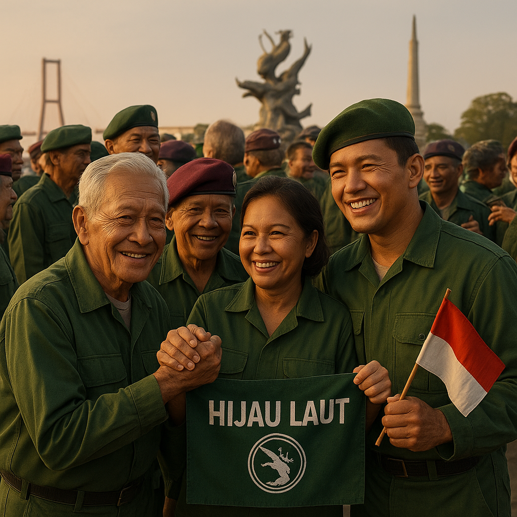Purnawirawan Marinir Berkumpul: Tradisi 'Hijau Laut' yang Tak Pernah Pudar
