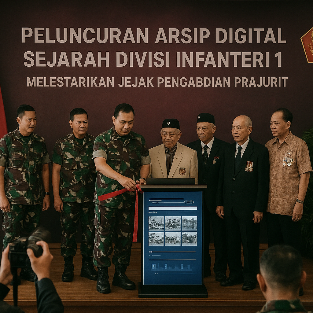 Peluncuran Arsip Digital Sejarah Divisi Infanteri 1: Melestarikan Jejak Pengabdian Prajurit
