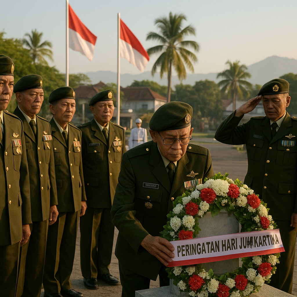 Semarak Peringatan Hari Juang Kartika di Mataram, Purnawirawan Kembali Mengenang Pengabdian