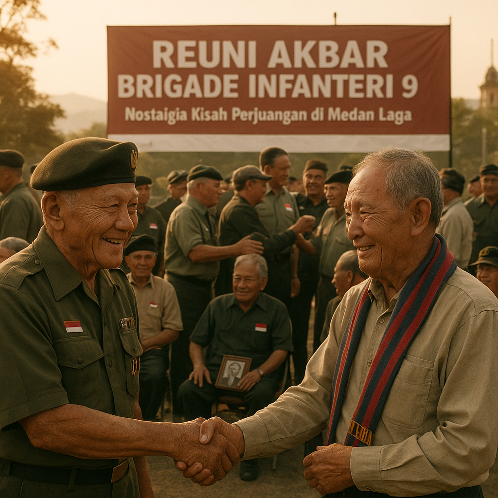 Reuni Akbar Brigade Infanteri 9, Nostalgia Kisah Perjuangan di Medan Laga