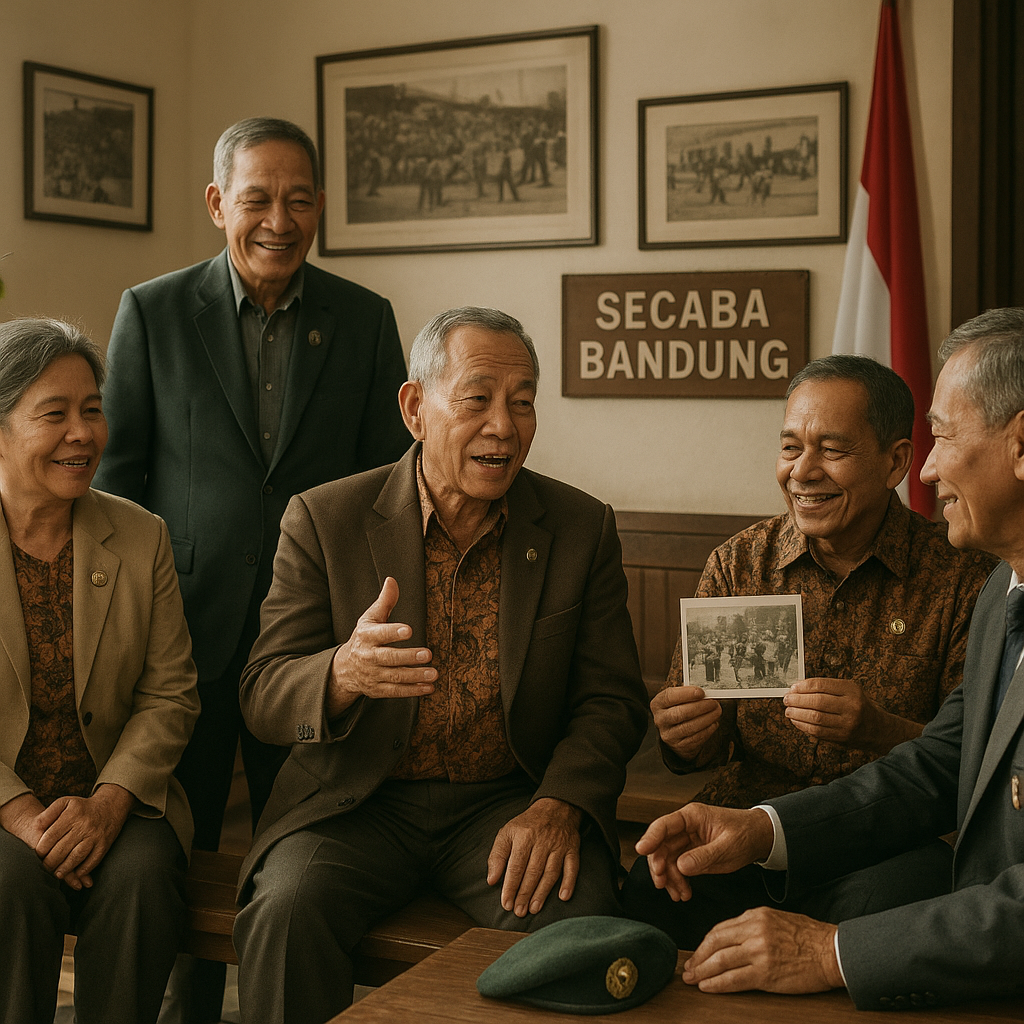 Diskusi Nostalgik Para Purnawirawan Bintara TNI AD tentang Pendidikan Secaba di Secaba Bandung
